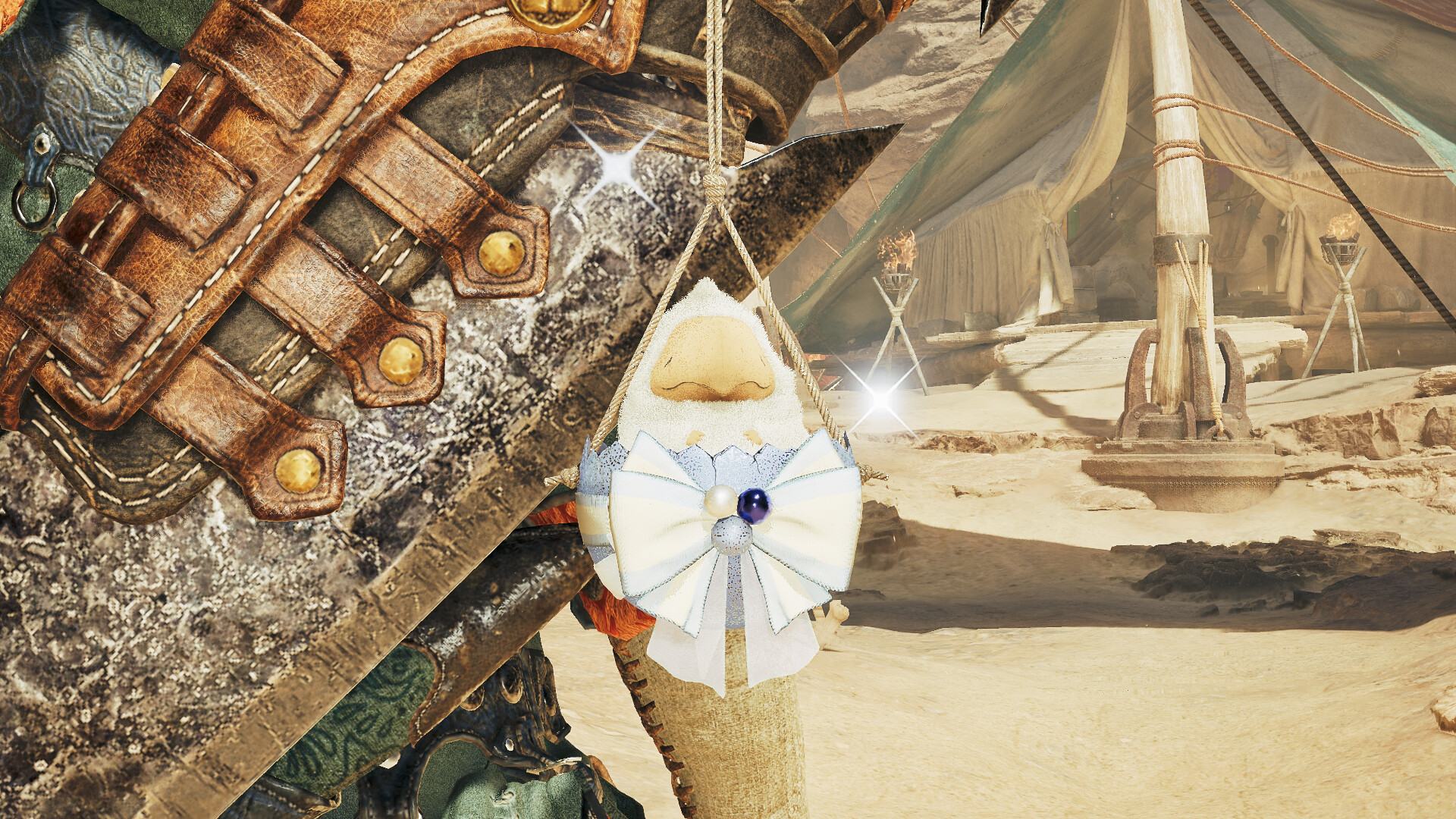 Monster Hunter Wilds - Pendant: Blue Rock-a-Baby Featured Screenshot #1
