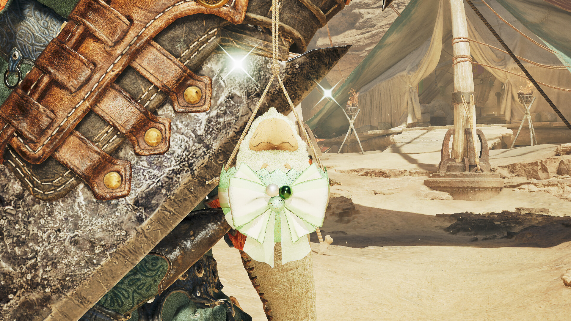 Monster Hunter Wilds - Pendant: Green Rock-a-Baby Featured Screenshot #1