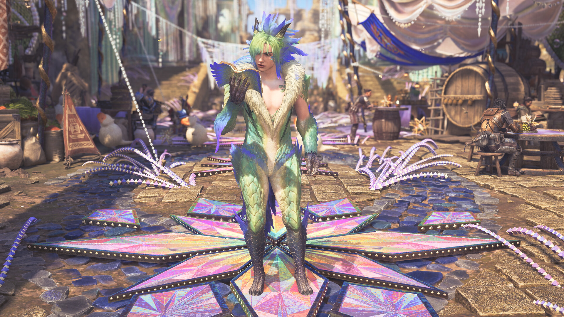 Monster Hunter Wilds - Erik Outfit: Crestcollar Seikret Suit Screenshot Thumbnail 3