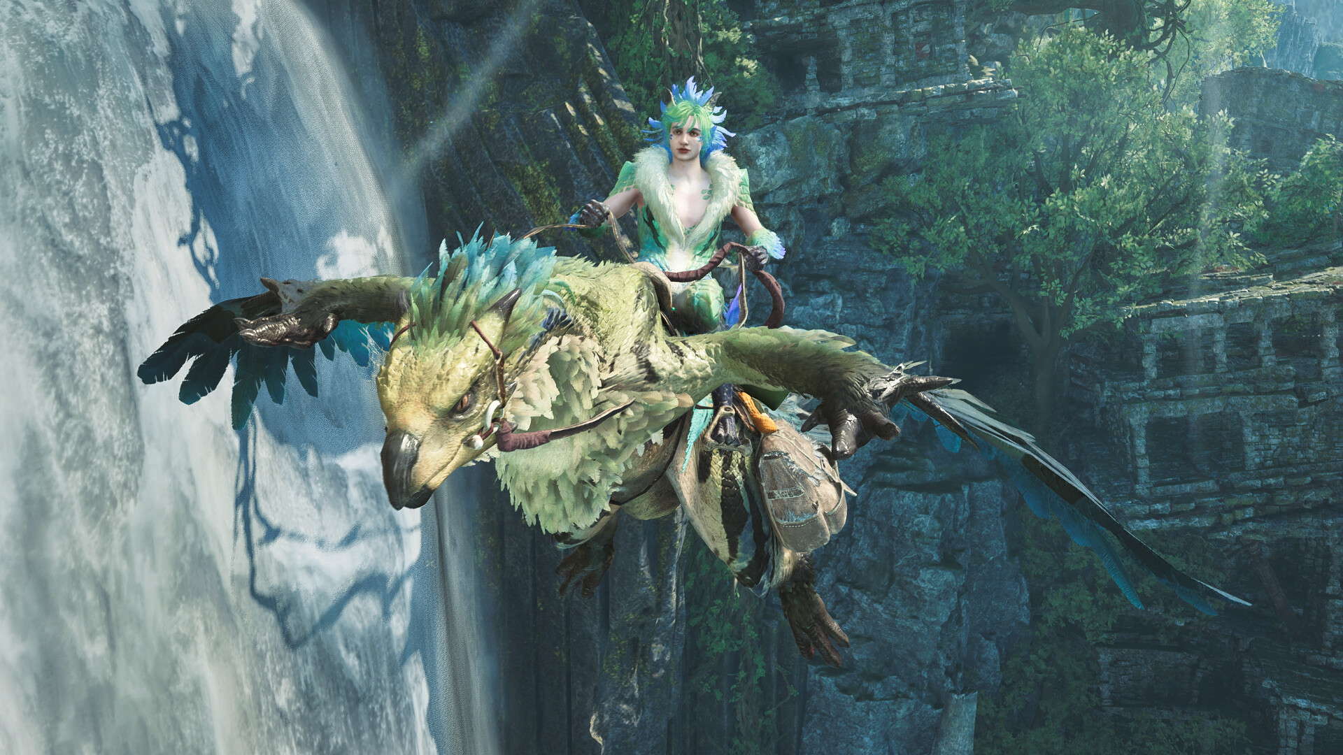 Monster Hunter Wilds - Erik Outfit: Crestcollar Seikret Suit PC gameplay screenshot 5 of 5