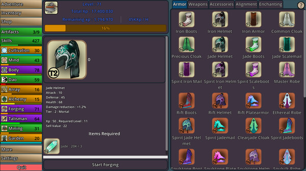 Idle Cultivation