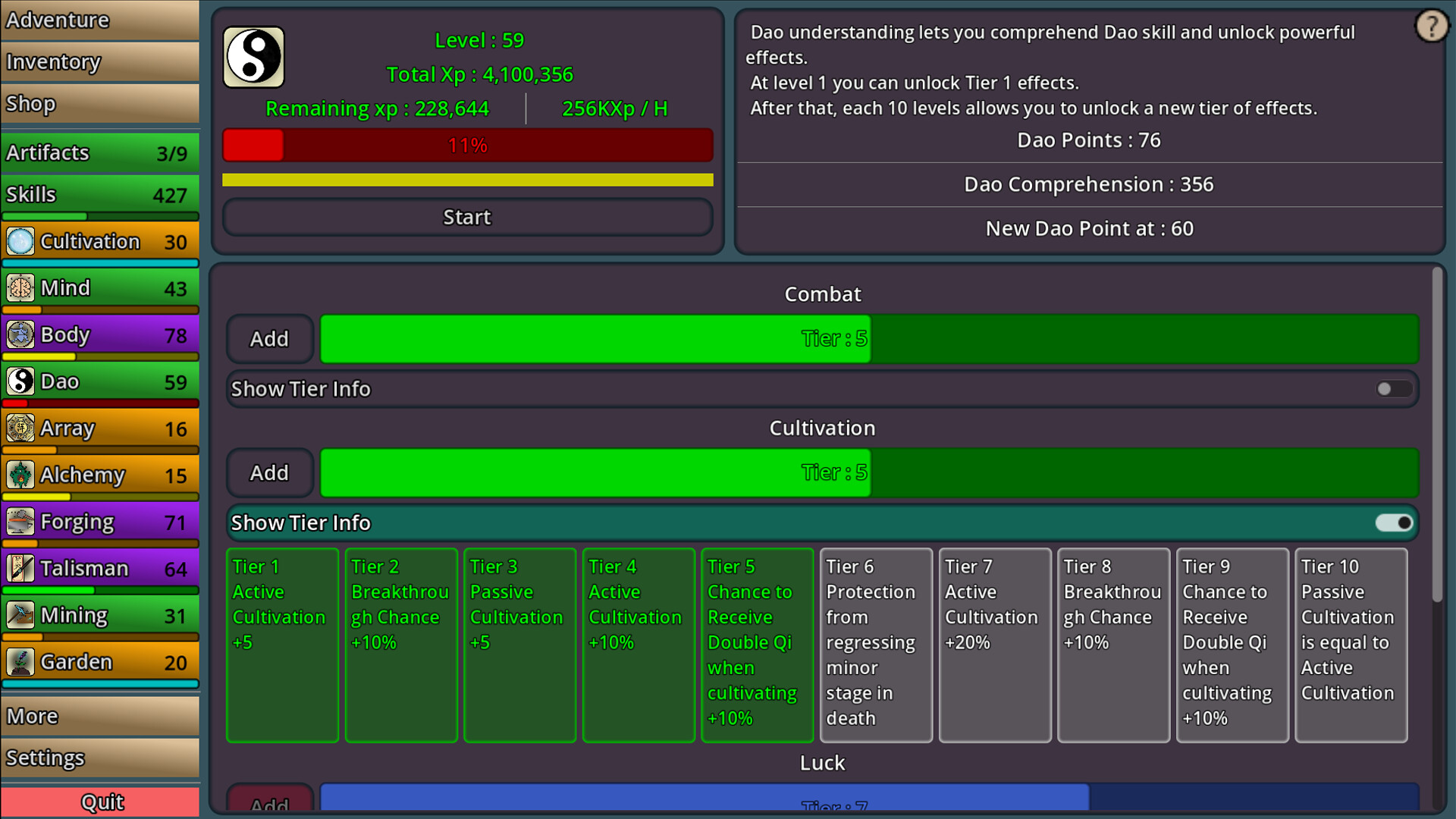 Idle Cultivation screenshot 7
