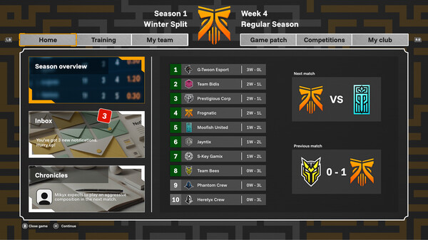 Legends Esport Manager screenshot 3