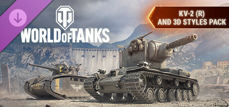 World of Tanks — KV-2 (R) and 3D styles pack cover art