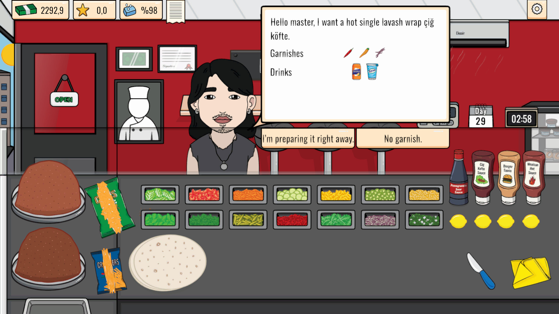 Master of Cigkofte screenshot 1
