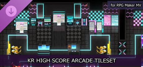 RPG Maker MV - KR High Score Arcade Tileset cover art