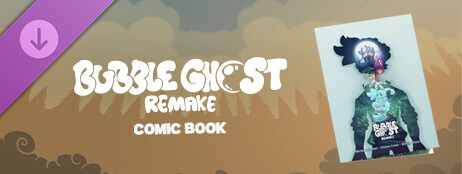 Bubble Ghost Remake - Comic Book cover art