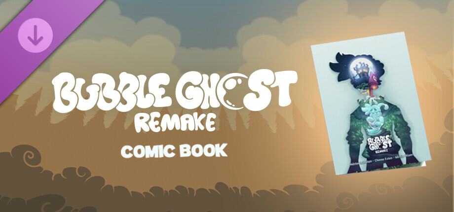 Bubble Ghost Remake - Comic Book cover art