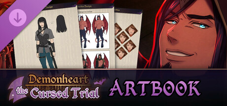 Demonheart: The Cursed Trial - Artbook cover art
