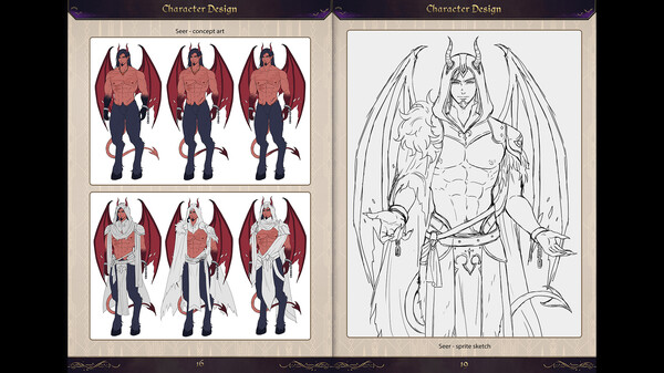 Demonheart: The Cursed Trial - Artbook