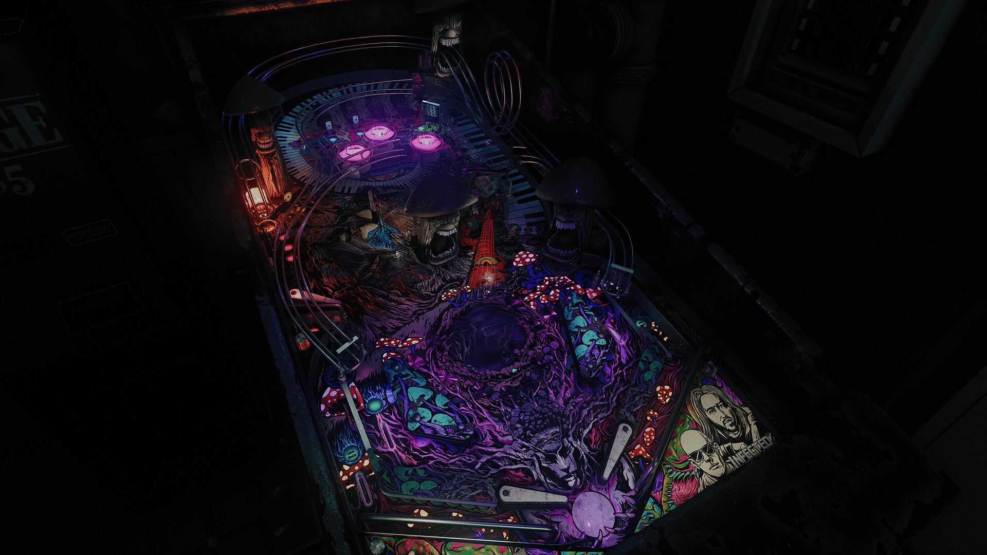 Infected Mushroom Pinball gameplay screenshot 2