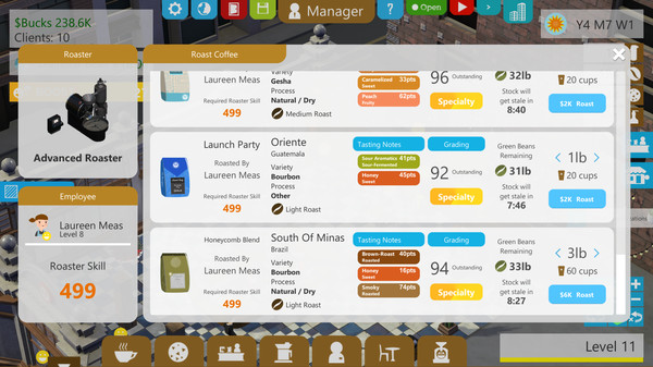 咖啡店大咖 Coffee Shop Tycoon-游戏截图