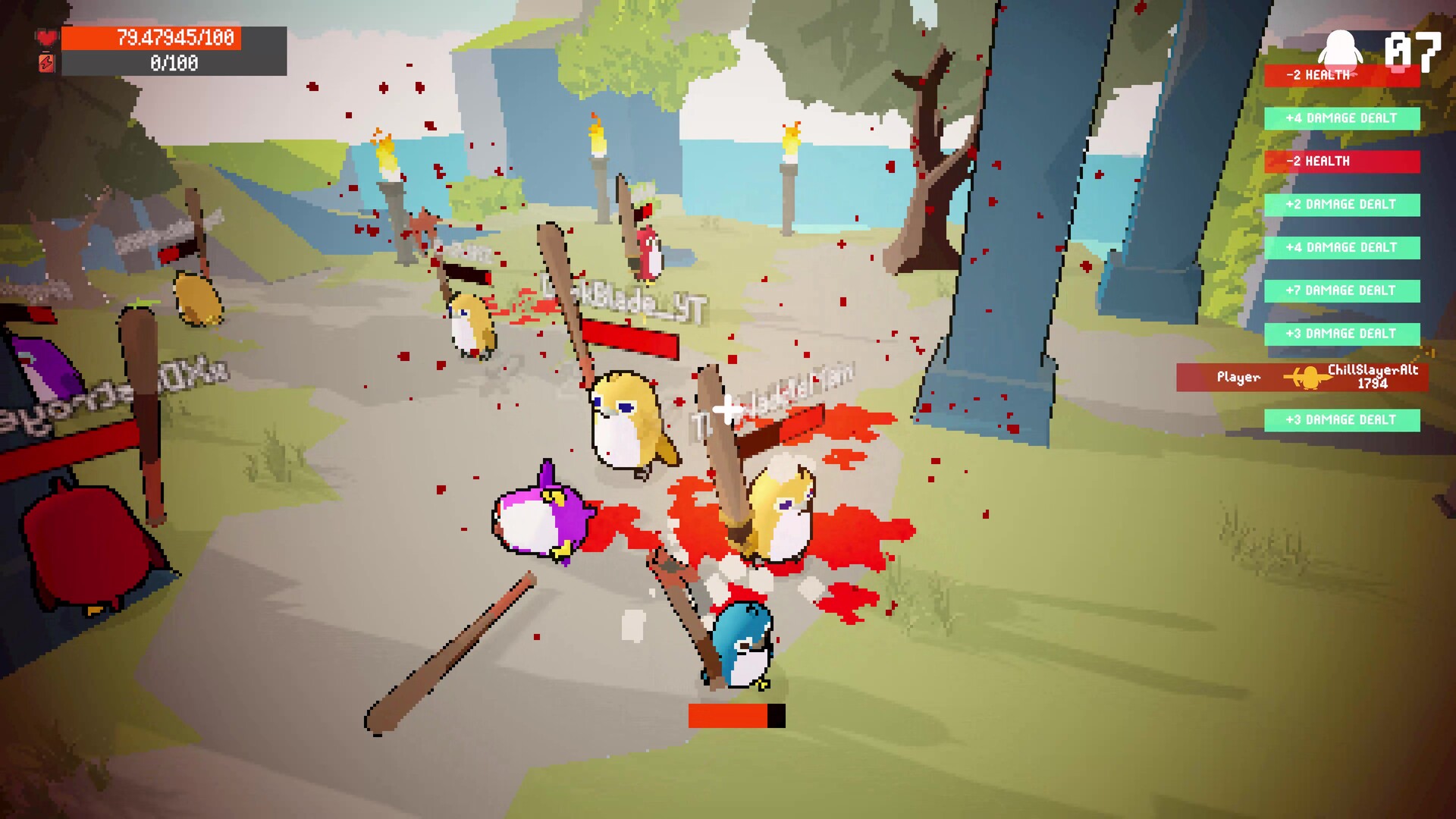 Penguin Gladiators screenshot #2