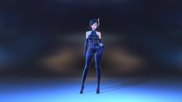 Angel Legion-DLC Tight Leather (Blue)