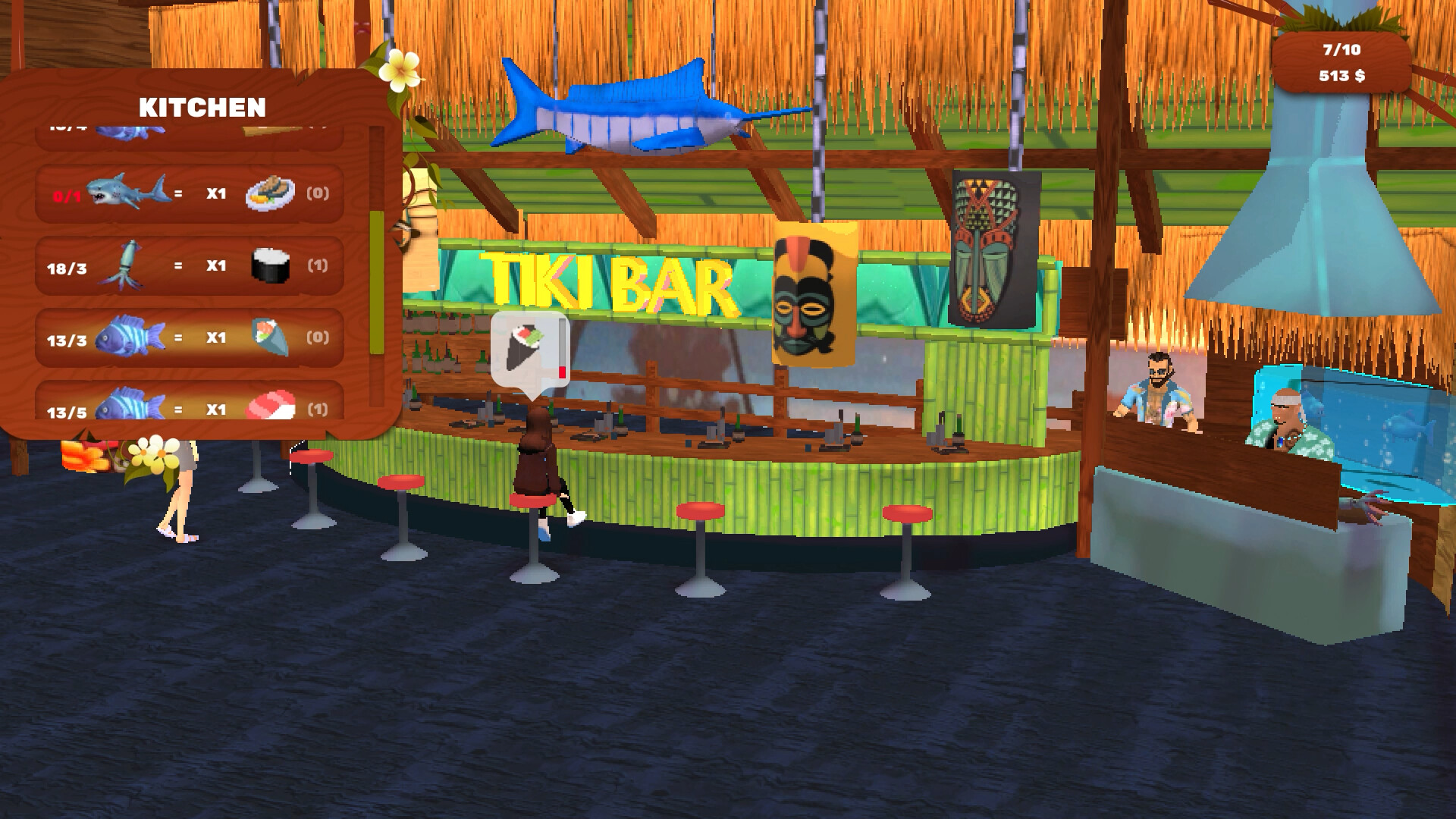 #6. Dive and Dine Simulator (Steam) 由: Alessandro Muscente