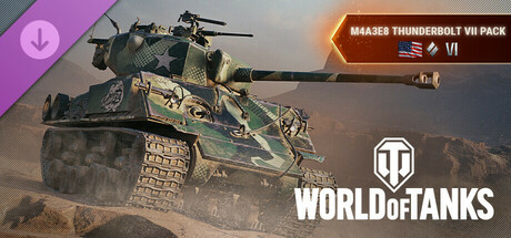 World of Tanks — M4A3E8 Thunderbolt VII Pack (VI American Medium Tank)