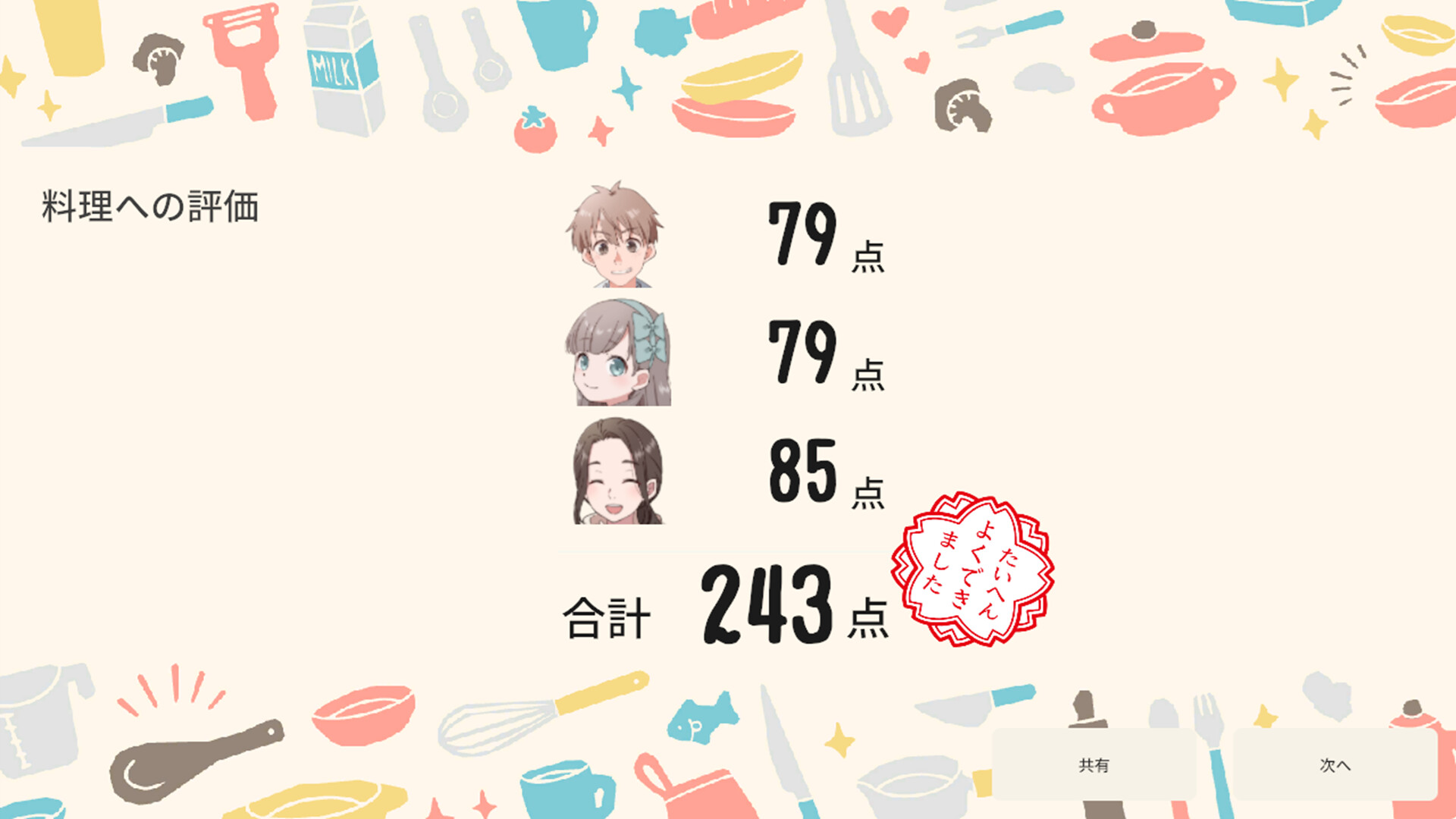 おじいちゃん!ごはんつくって! screenshot