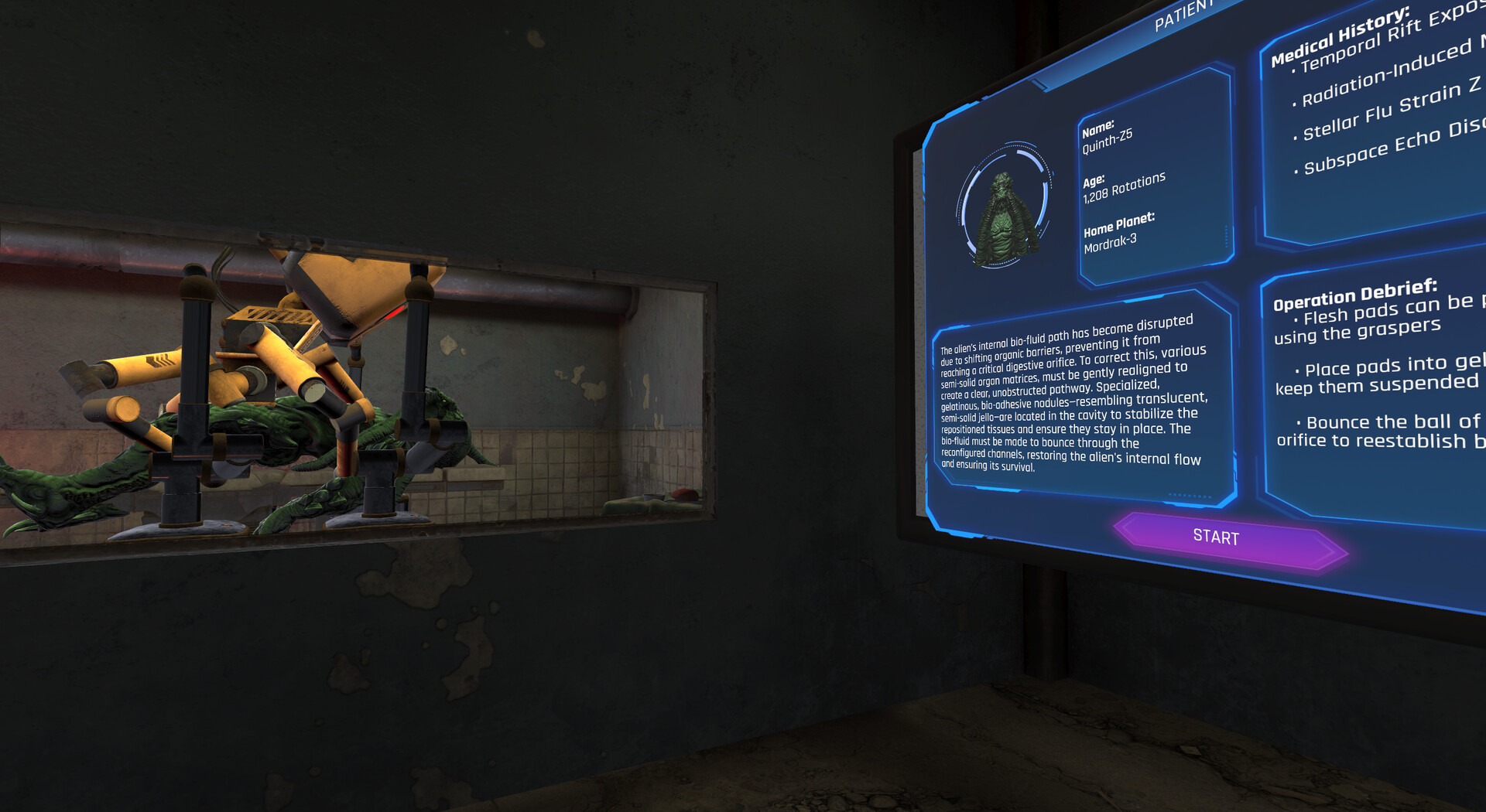 Marion Surgical Robot Simulator - Alien Surgery Expansion Pack Featured Screenshot #1