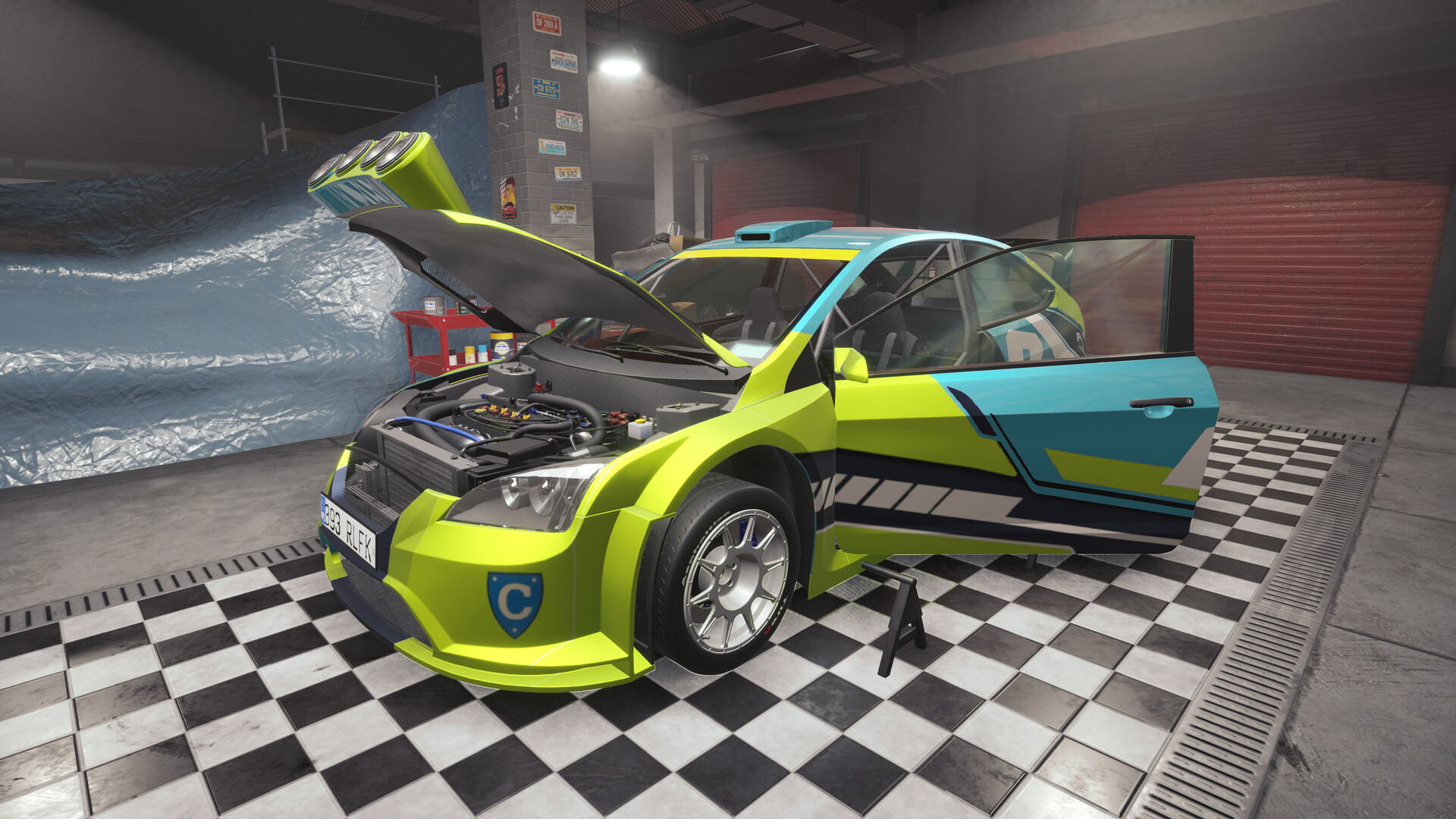 Rally Mechanic Simulator Light Edition: Chaya Falcon Mk2 Featured Screenshot #1