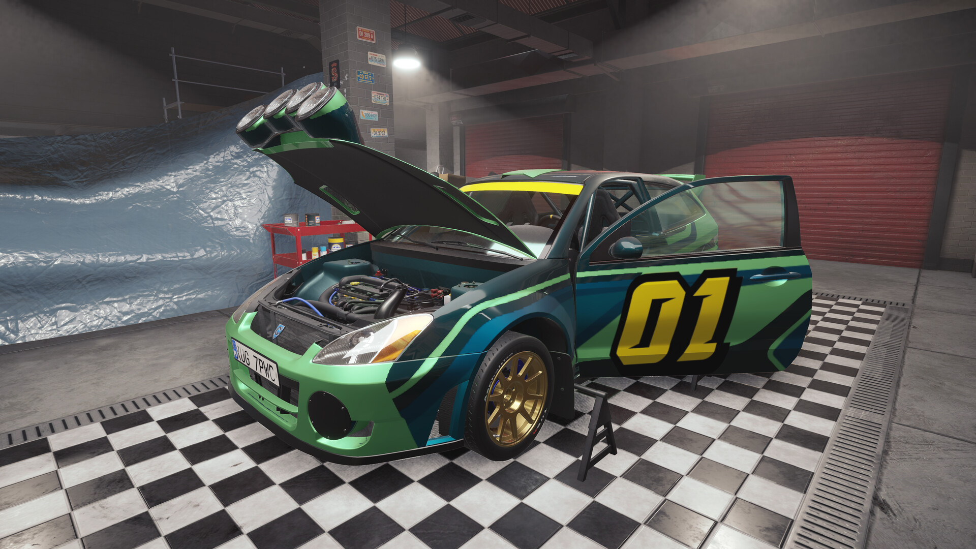 Rally Mechanic Simulator Light Edition: Chaya Falcon Mk1 Featured Screenshot #1