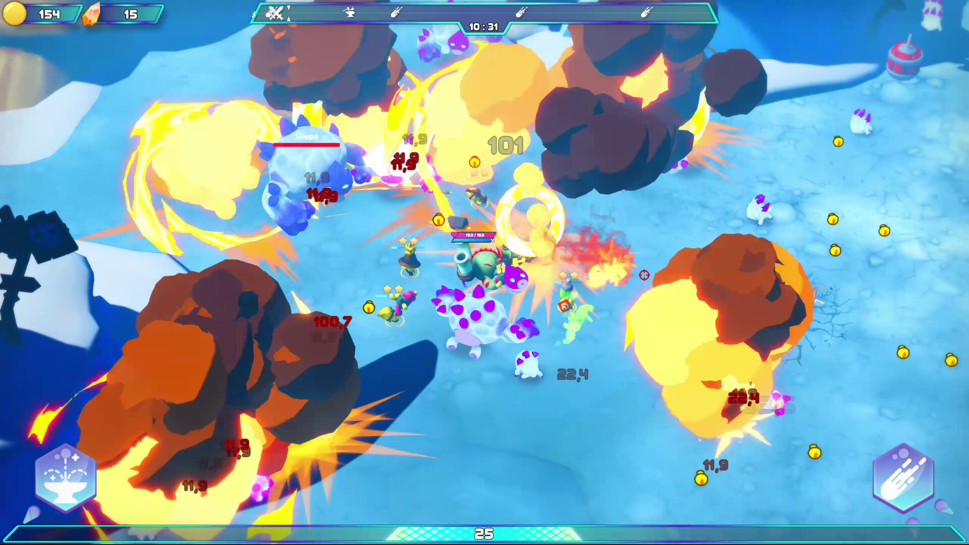 Dino-Ducks Mayhem Demo - Escenario y ambientación