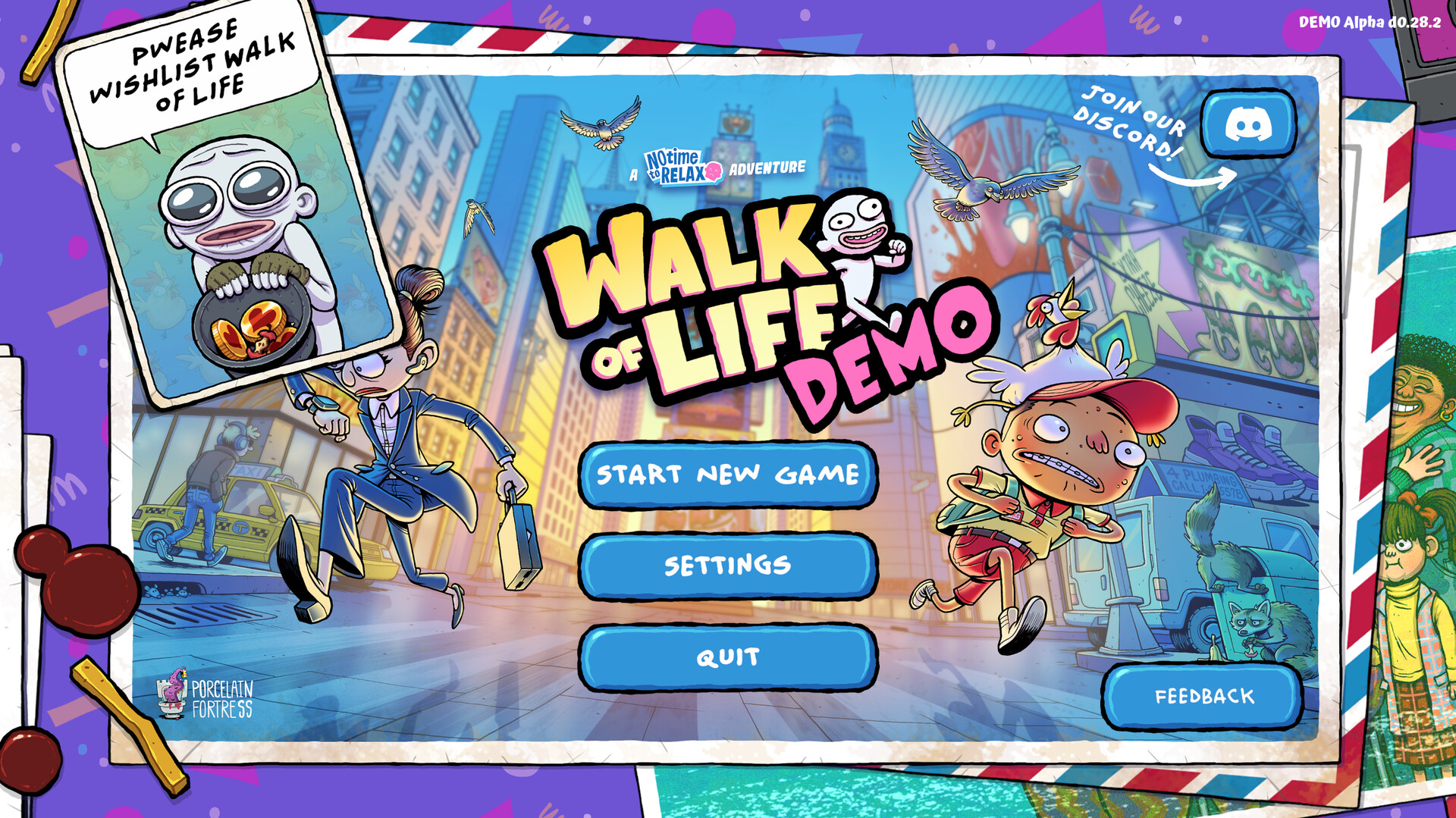 #5. Walk of Life Demo (Steam) Podle: Porcelain Fortress