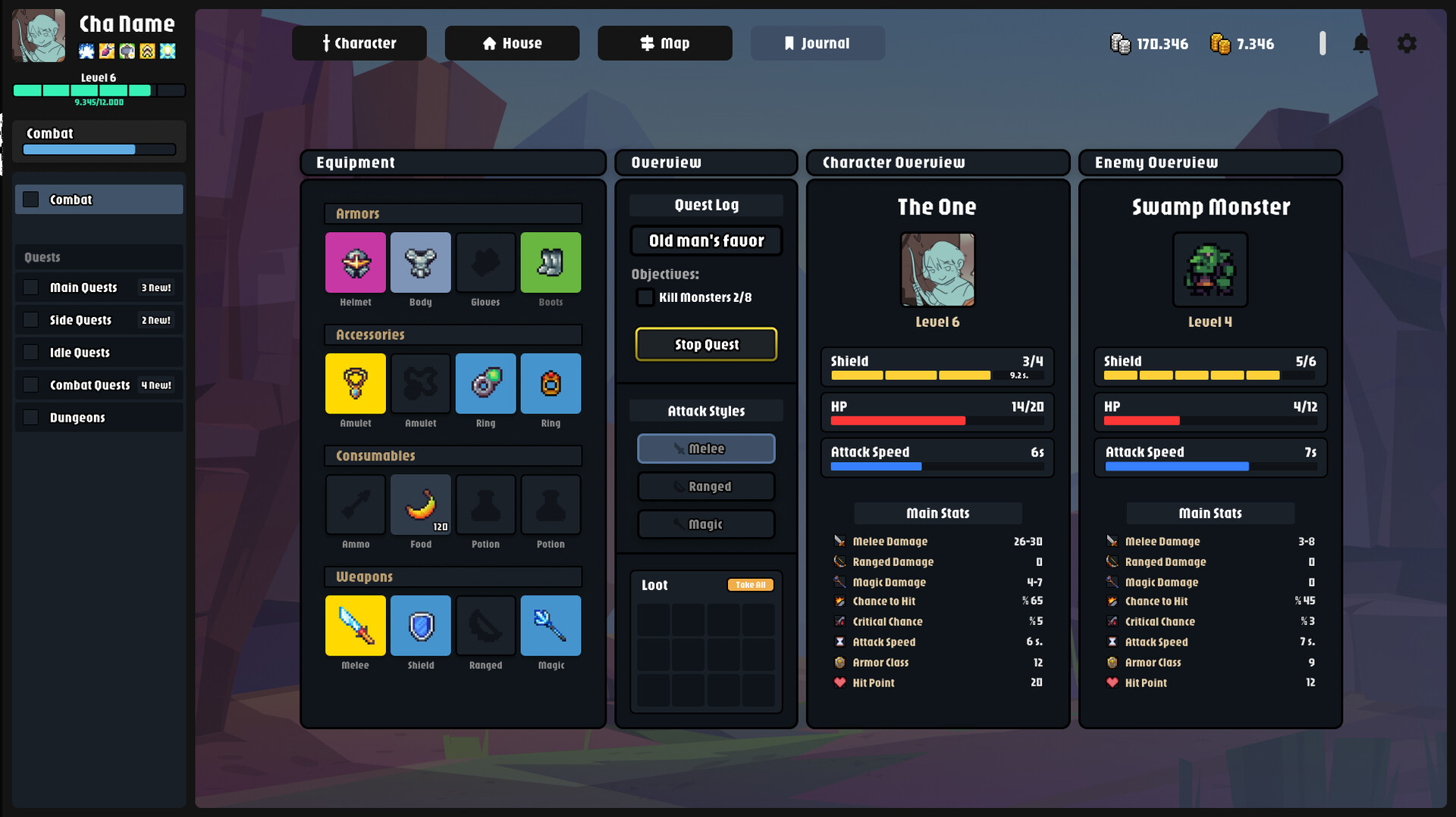 Between Adventures IDLE screenshot #3