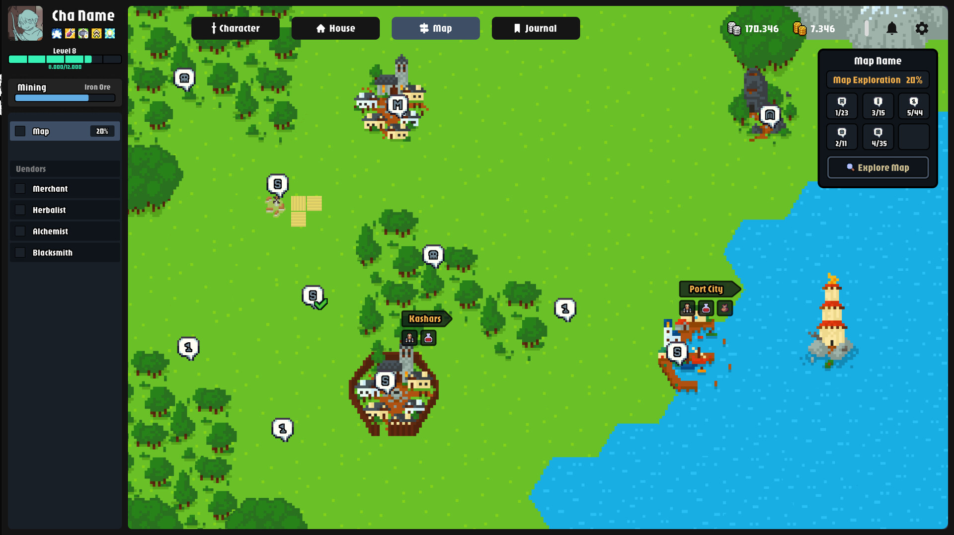 Скриншот игры Between Adventures IDLE - 4