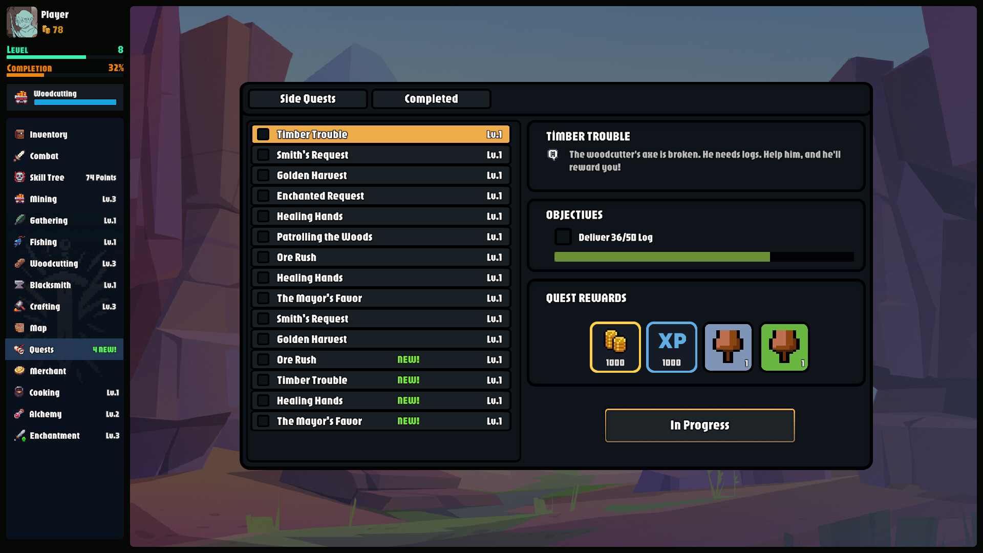 Between Adventures IDLE screenshot #4