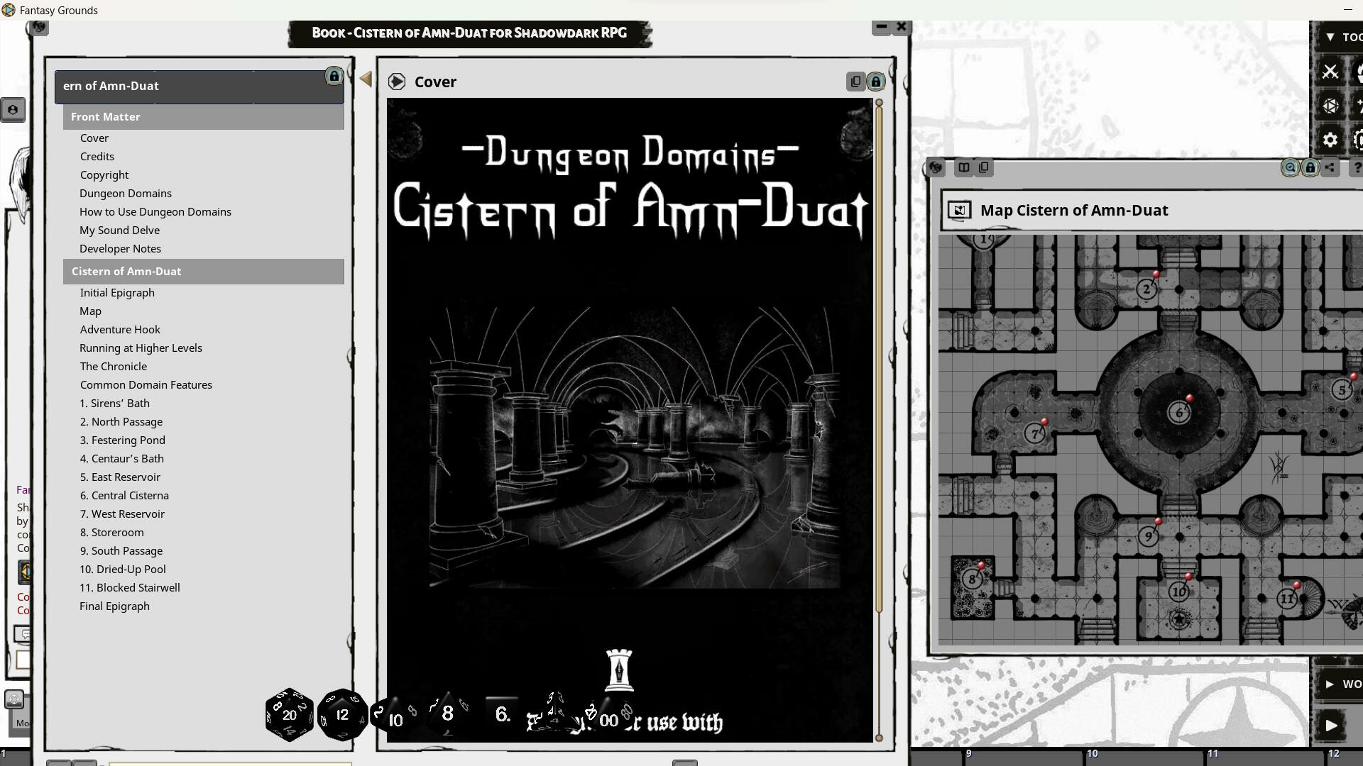 Fantasy Grounds - Cistern of Amn-Duat for Shadowdark RPG Featured Screenshot #1