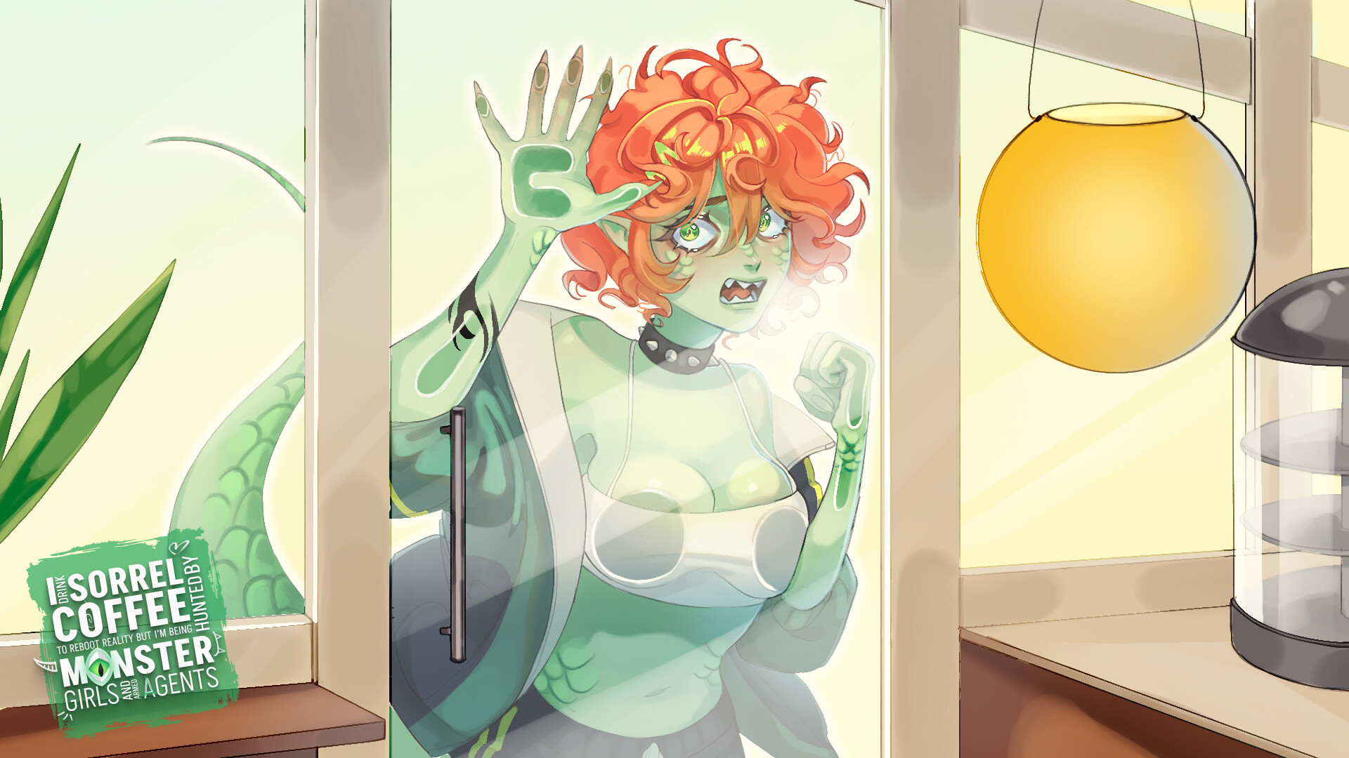 I drink Sorrel Coffee to reboot reality, but I'm being hunted by Monster Girls and armed agents - Artbook and Wallpapers Featured Screenshot #1