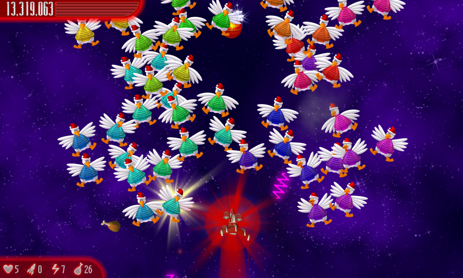 Chicken Invaders 4 - Christmas Edition screenshot 3
