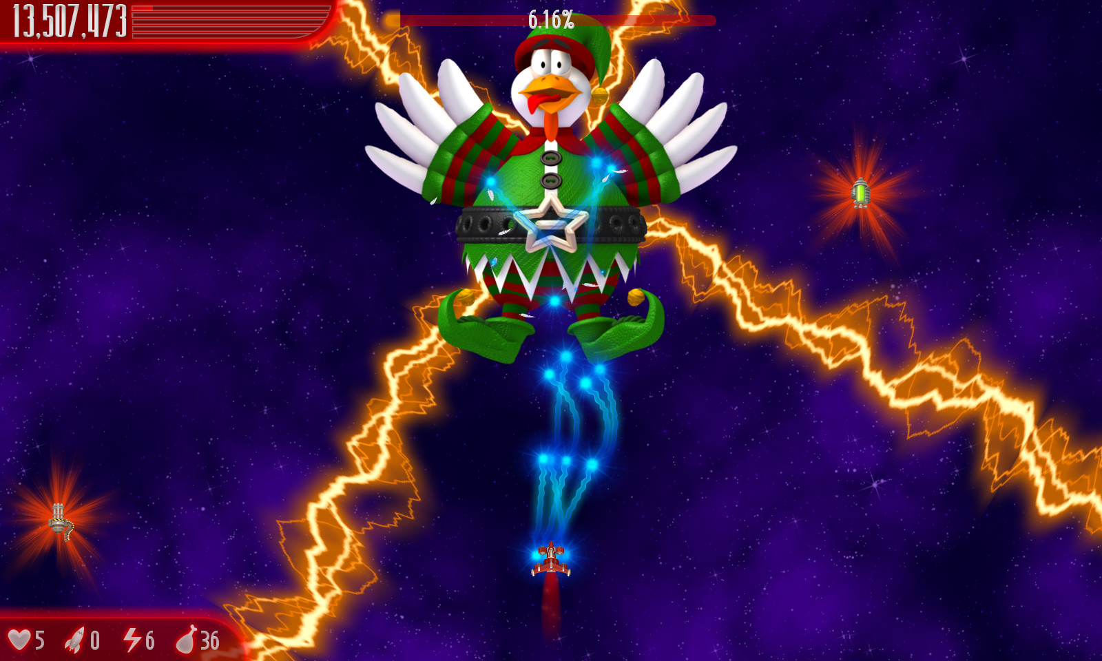 Chicken Invaders 4 - Christmas Edition screenshot 4