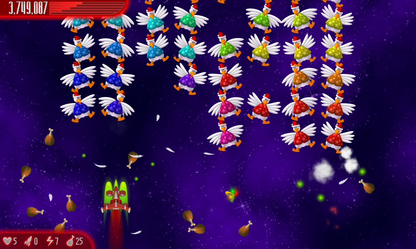 Chicken Invaders 4 - Christmas Edition screenshot 7