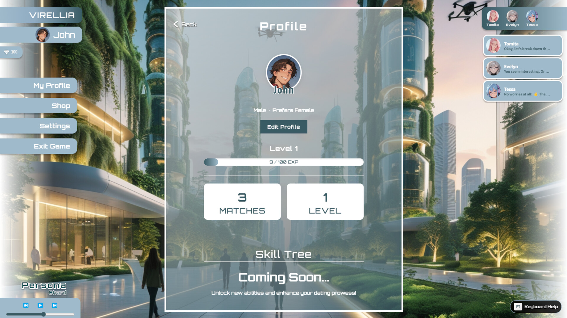 Persona Shard Screenshot