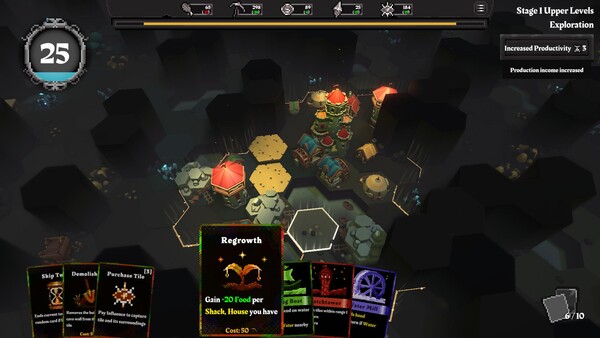 Screenshot of Into The Depths gameplay showing in-action mechanics