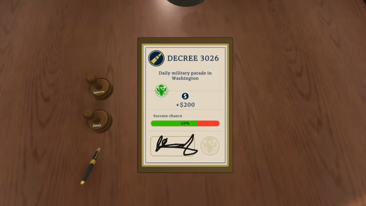 President Simulator video 3