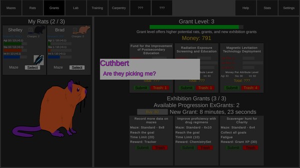 Idle Lab Rats