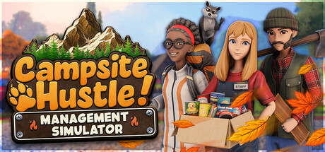Campsite Hustle! - Management Simulator game cover