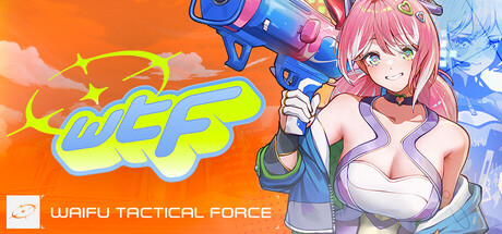 Steam header art for WTF: Waifu Tactical Force Playtest
