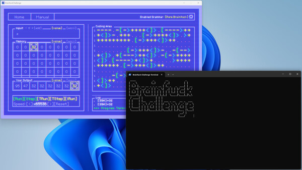 Скриншот из Brainfuck Challenge