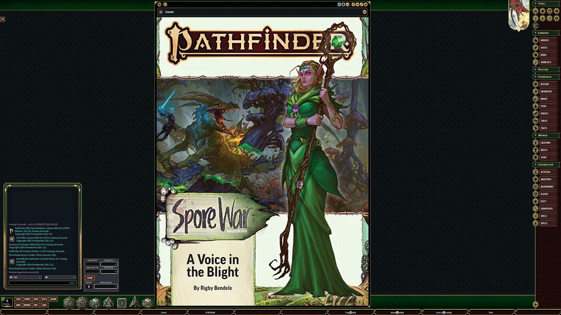 Fantasy Grounds - Pathfinder 2 - A Voice in the Blight - Spore War 3 of 3 Featured Screenshot #1