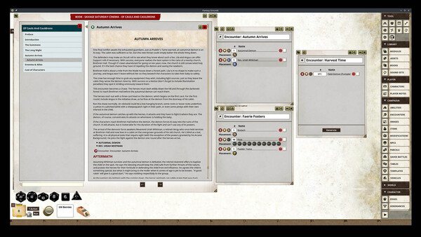 Fantasy Grounds - Savage Saturday Cinema: Of Cauls and Cauldrons screenshot 1