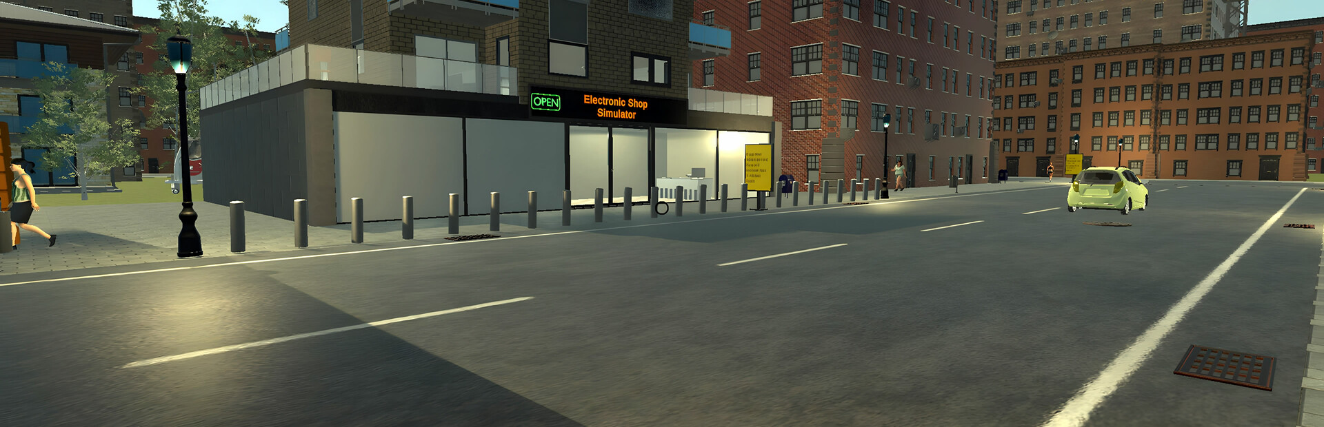 Electronic Shop Simulator