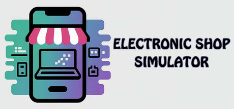 Electronic shop simulator banner