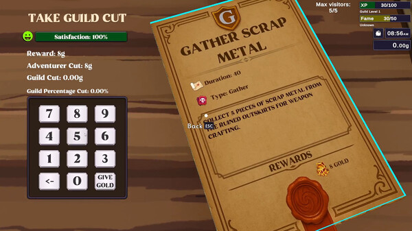 Скриншот из Guild Hall Simulator