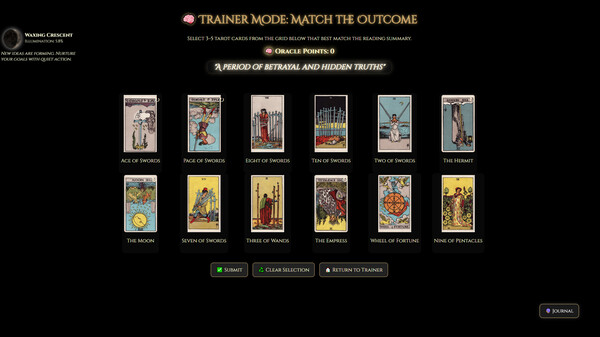 Скриншот из Tarot Awakening Скриншот из Tarot Awakening