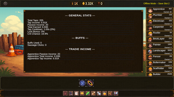 Скриншот 3 из игры Tradie Tapper