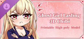 Ghost Girl Lasling-3D printable High-poly Model