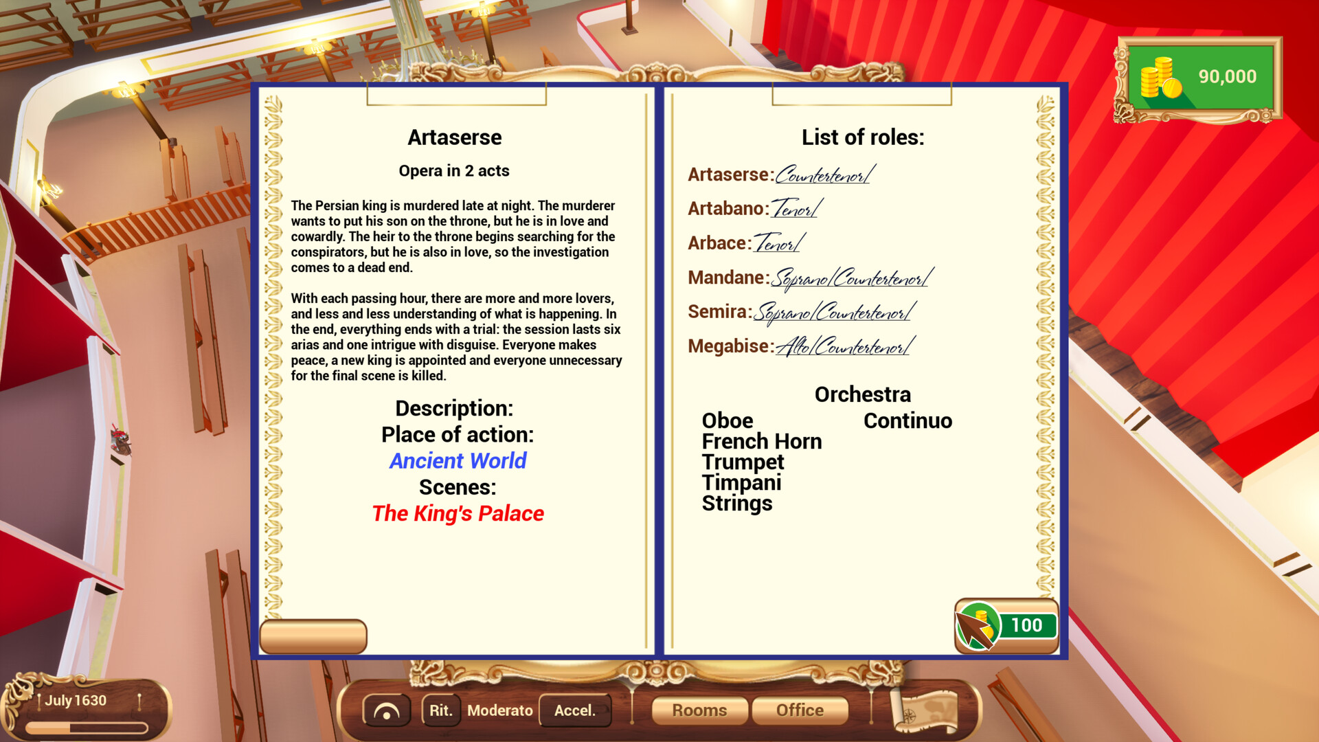 Impresario  (Theater Tycoon) screenshot #2